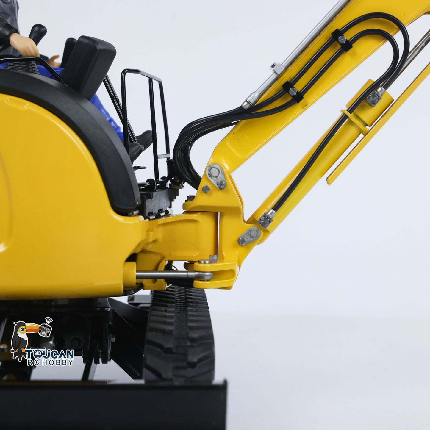 LESU PC30 1/14 Metal RC Hydraulic Excavator B0003 RTR 6CH Reversing Valve Mini Digger Brushless Rotary Drive Motor FlySky ST8 Controller Light System