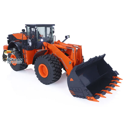 US Stock 1/14 RC Hydraulic Loader for JDM 198 RTR ZW370 Construction Vehicles Electric Wireless Control Car 2-Speed