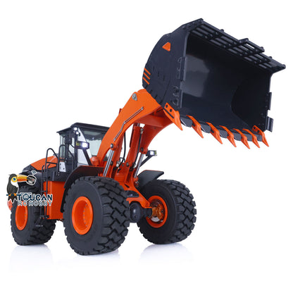 1/14 Hydraulic RC Loader ZW370 JDM 198 Remote Control Metal Construction Truck W/ New Sound Module Model
