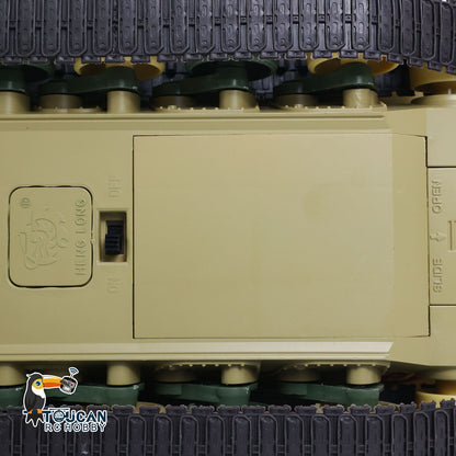 TOUCAN RC HOBBY Heng Long 1/24 RC Tank Abrams M1A2 3816-2 2.4G Remote Control Battle Vehicle Panzer Simulation Model Painted Assembled