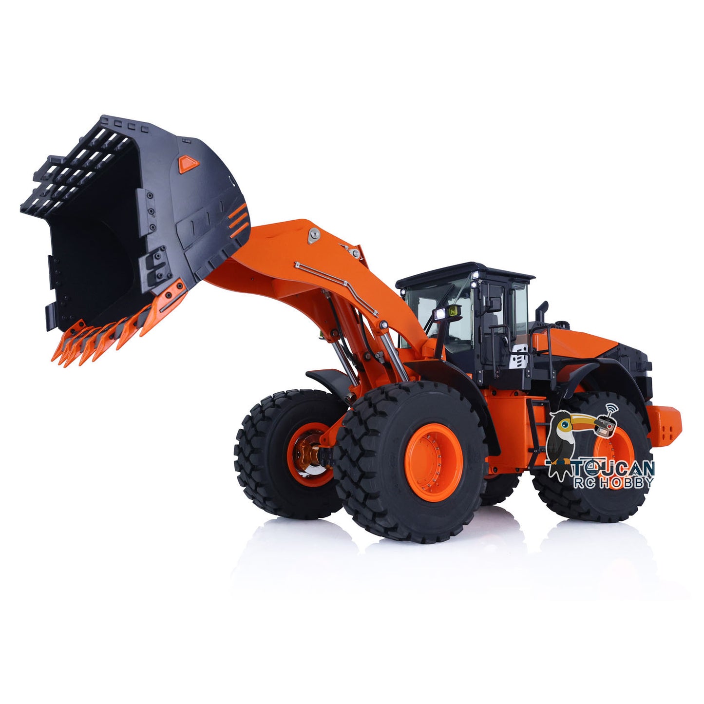 JDMODEL Metal Hydraulic Loader JDM-198 1/14 RC RTR Construction Vehicles ZW370 Car Models 2-Speed Transmission Battery