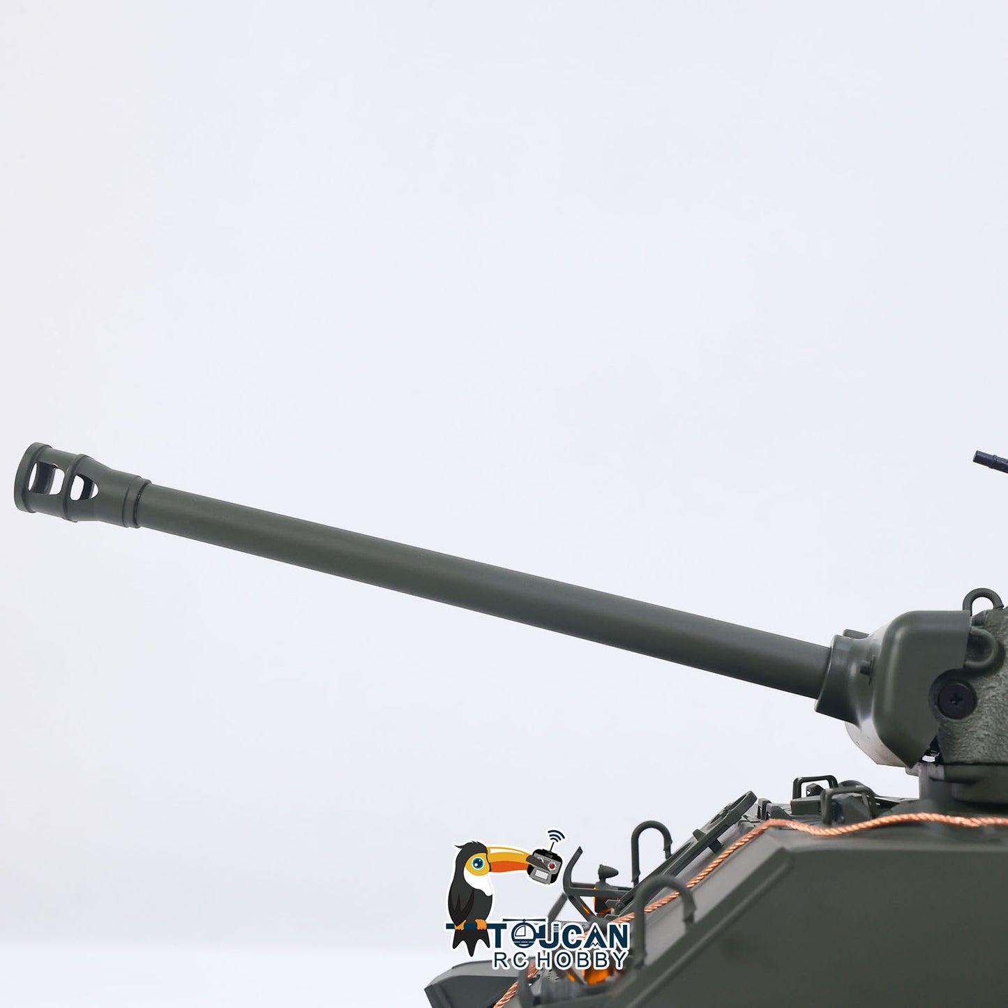 US Stock 1/16 Remote Control Tank Sherman M4A3 E8 Fury Edition IR BB Barrel Elevation Smoke Unit Metal Chassis Road Wheels 360 Rotation