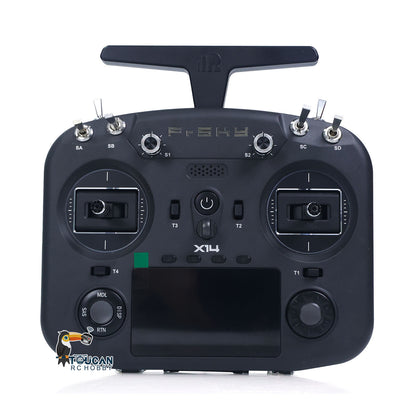 Super Frog 1/14 RC Hydraulic Crawler Dumper Truck T14R RTR Radio Controlled Metal Tracked Tipper Frsky X14 Light Electric Wiper