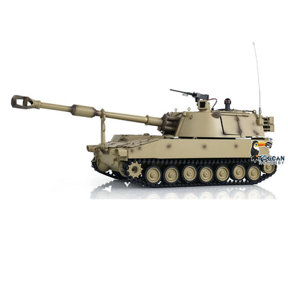 Fast Free Shipping 1/16 Tongde RC Tank M109A2 Self-propelled Howitzer RTR Infrared BB Barrel Recoil Smoke Military Armored Model