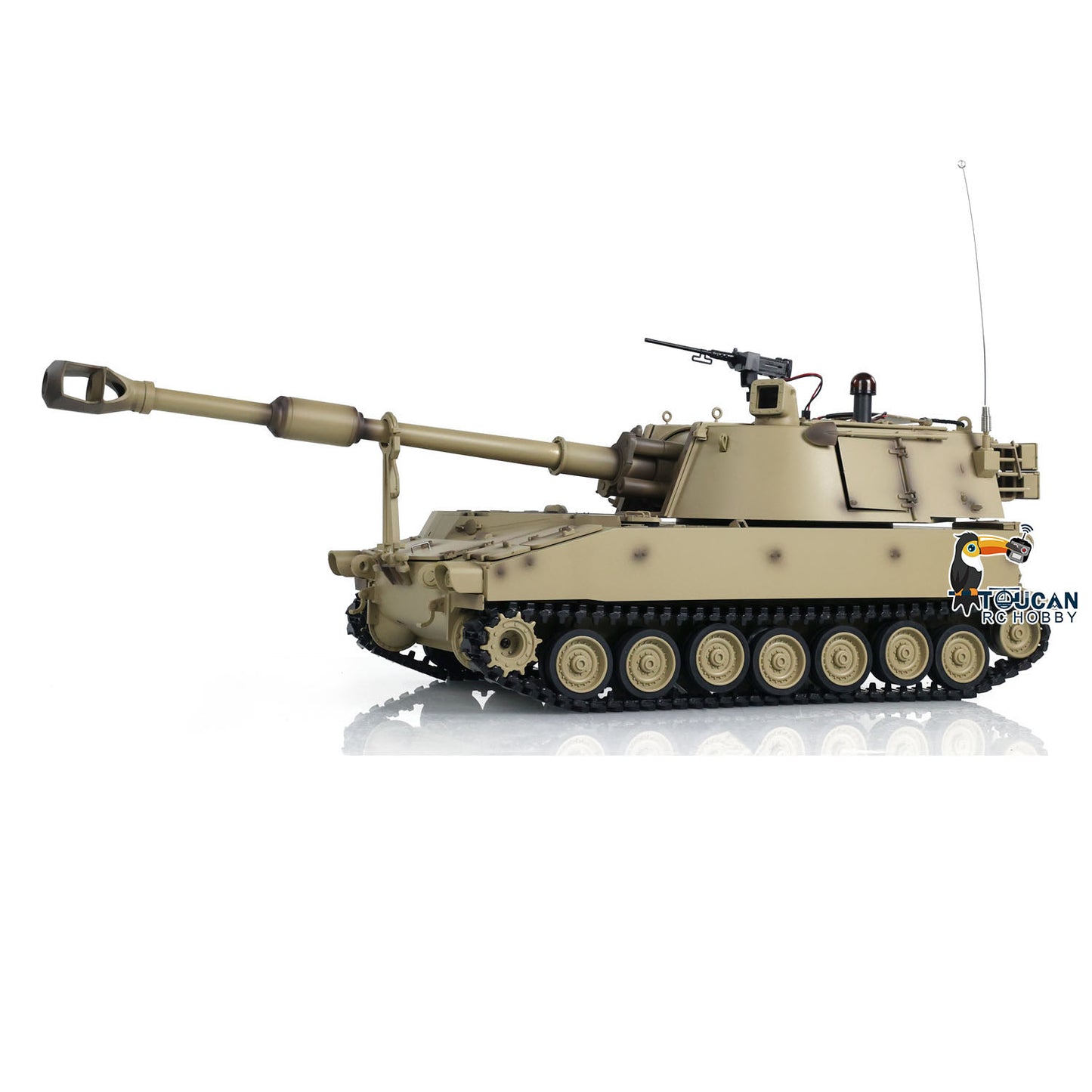 Fast Free Shipping 1/16 Tongde RC Tank M109A2 Self-propelled Howitzer RTR Infrared BB Barrel Recoil Smoke Military Armored Model
