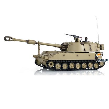 Fast Free Shipping 1/16 Tongde RC Tank M109A2 Self-propelled Howitzer RTR Infrared BB Barrel Recoil Smoke Military Armored Model