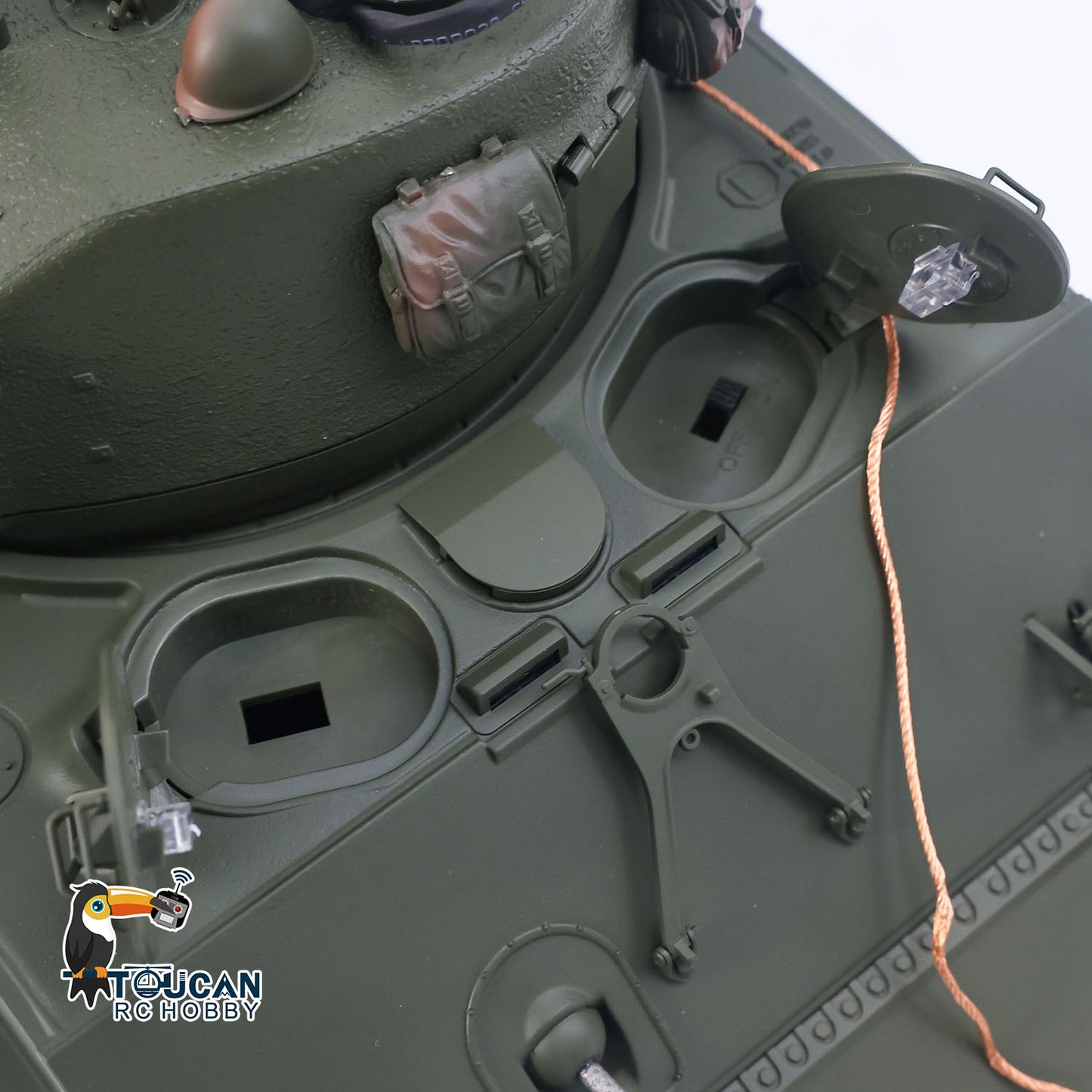 US Stock 1/16 Remote Control Tank Sherman M4A3 E8 Fury Edition IR BB Barrel Elevation Smoke Unit Metal Chassis Road Wheels 360 Rotation