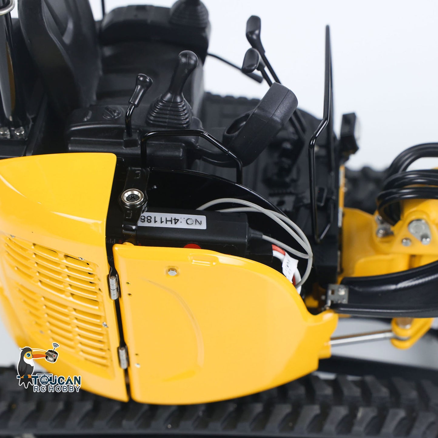 LESU PC30 1/14 Metal RC Hydraulic Excavator B0003 RTR 6CH Reversing Valve Mini Digger Brushless Rotary Drive Motor FlySky ST8 Controller Light System