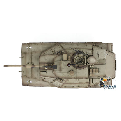 Henglong 1/16 RC Tank IDF Merkava MK IV 3958 Remote Control Battle Tank Metal Wheels Tracks Gearbox 360??Turret Smoke 2 Battery