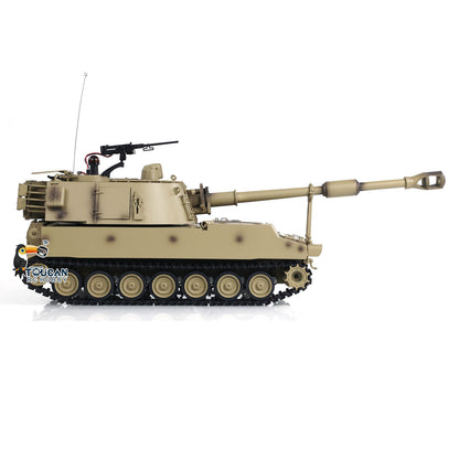 Fast Free Shipping 1/16 Tongde RC Tank M109A2 Self-propelled Howitzer RTR Infrared BB Barrel Recoil Smoke Military Armored Model