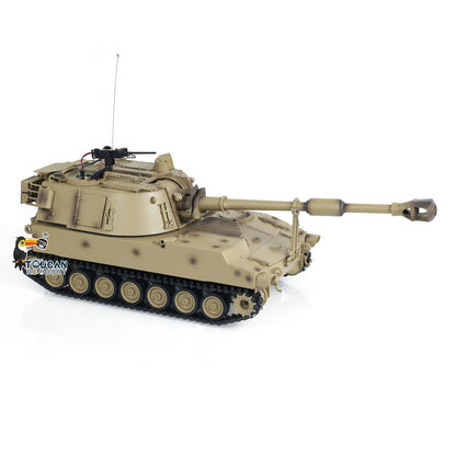 Fast Free Shipping 1/16 Tongde RC Tank M109A2 Self-propelled Howitzer RTR Infrared BB Barrel Recoil Smoke Military Armored Model