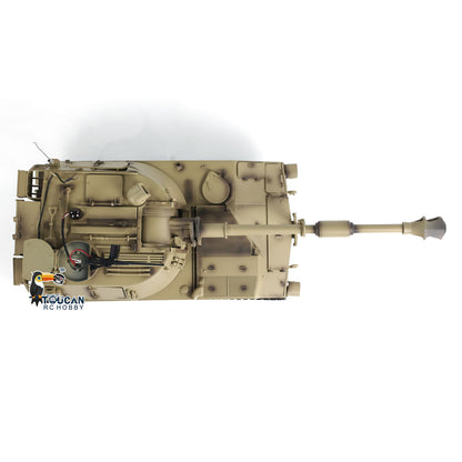 Fast Free Shipping 1/16 Tongde RC Tank M109A2 Self-propelled Howitzer RTR Infrared BB Barrel Recoil Smoke Military Armored Model