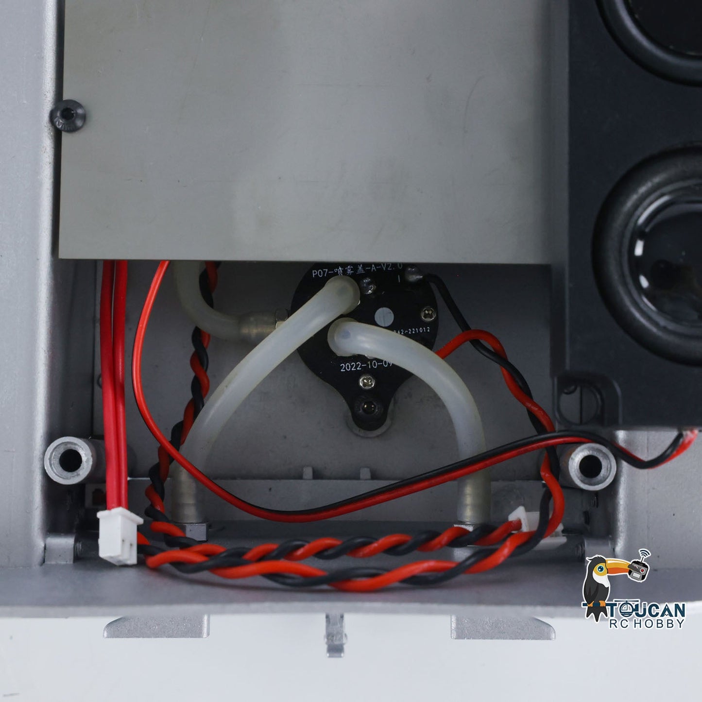 Metal Chassis Smoke Unit Gearbox Power Blue Motor Speaker Switch for Henglong 1/16 RC Battle Tank 3898 USA M4A3 Sherman Model