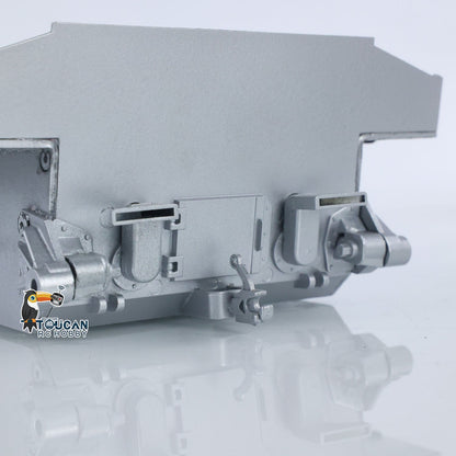 Metal Chassis Smoke Unit Gearbox Power Blue Motor Speaker Switch for Henglong 1/16 RC Battle Tank 3898 USA M4A3 Sherman Model