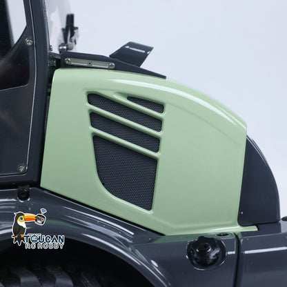 RTR LESU Metal 1/14 Remote Control Hydraulic Loader Aoue WA100M-8 4CH Valve RC Engineering Vehicle Quick Coupler Lights Sounds