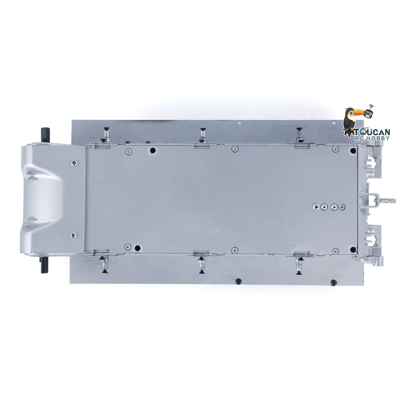 Metal Chassis Smoke Unit Gearbox Power Blue Motor Speaker Switch for Henglong 1/16 RC Battle Tank 3898 USA M4A3 Sherman Model