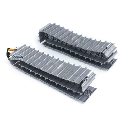 JDModel Metal Dozer Blade Fuel Tank Tracks for 1/14 JDM-98 DXR2 RC Hydraulic Bulldozer DIY Model for Construction Vehicle Enthusiast