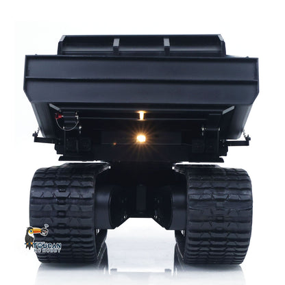 Super Frog 1/14 RC Hydraulic Crawler Dumper Truck T14R RTR Radio Controlled Metal Tracked Tipper Frsky X14 Light Electric Wiper