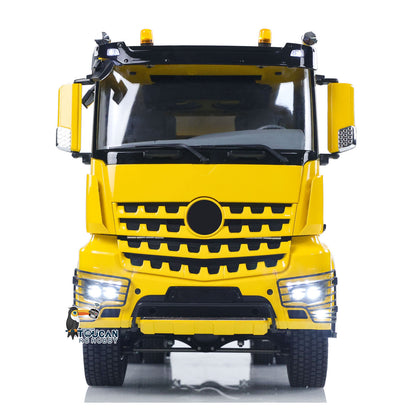 US Stock RTR 1/14 RC Hydraulic Tipper 6X6 Metal Chassis 2Speed Model Car Remote Control Dumper Truck NO Lock Light Sound Radio Battery