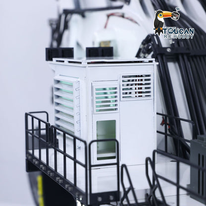 USA Pre-Order by the sea 1/25 RC Metal Double Pump Hydraulic Excavator R9800 Heavy Duty Double Pump Remote Control Diggers ESC Servo Motor Light System