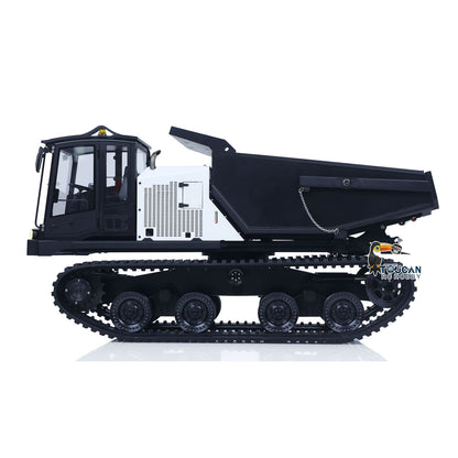 Super Frog 1/14 RC Hydraulic Crawler Dumper Truck T14R RTR Radio Controlled Metal Tracked Tipper Frsky X14 Light Electric Wiper