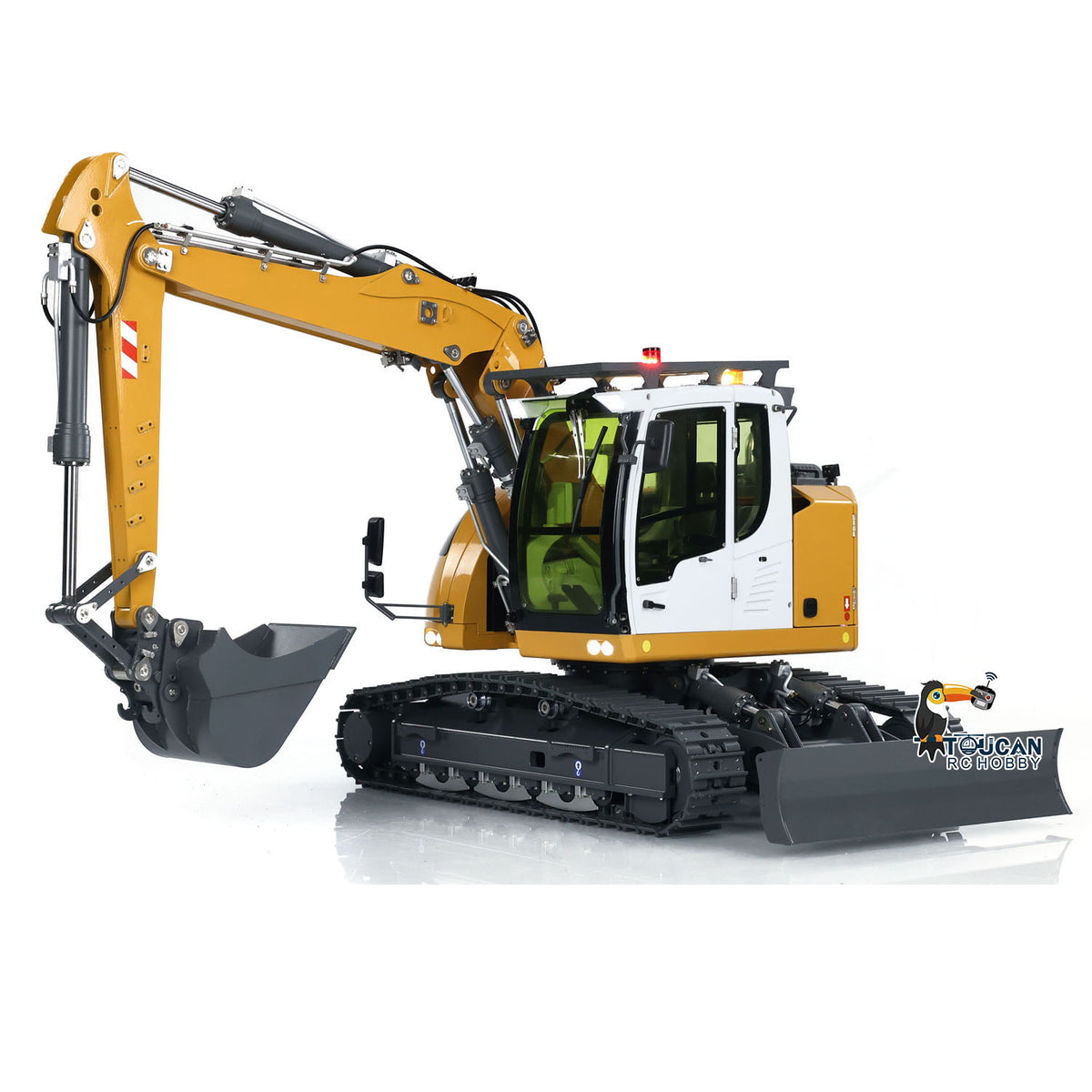 TOUCAN RC HOBBY US Stock CUT RC Hobby 1/14 RC Hydraulic Track Excavator LR914 - 5CH Valve Metal RTR