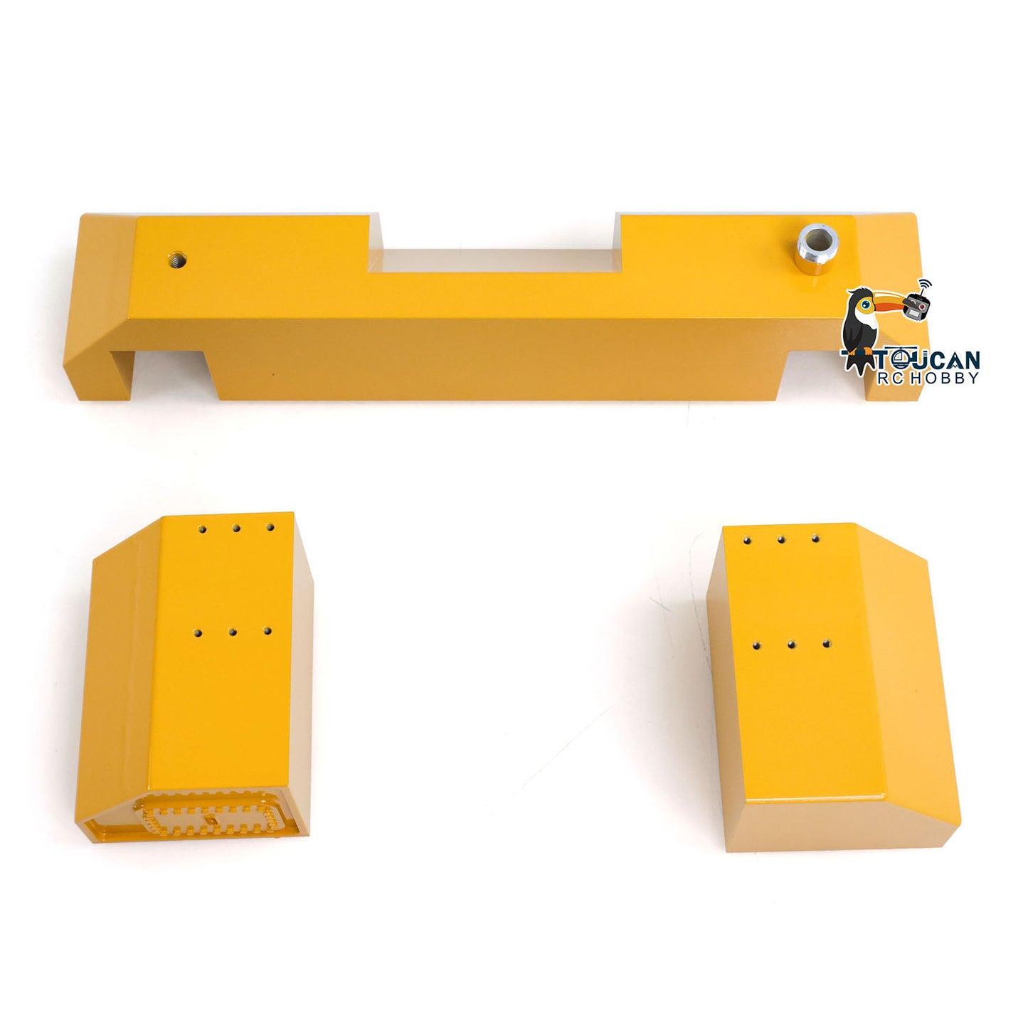 JDModel Metal Dozer Blade Fuel Tank Tracks for 1/14 JDM-98 DXR2 RC Hydraulic Bulldozer DIY Model for Construction Vehicle Enthusiast