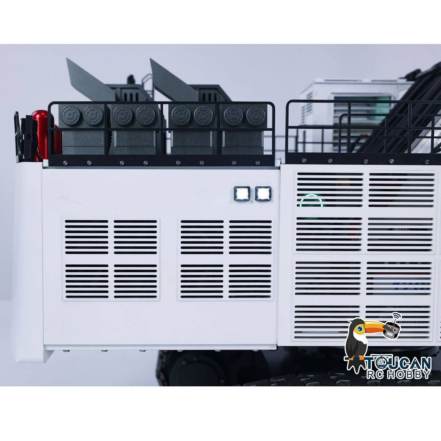 USA Pre-Order by the sea 1/25 Double-pump Hydraulic RC Excavator RTR R9800 Diggers Painted Assembled Digger Model FlySky PL18EV Lite Soung Light Smoke Unit