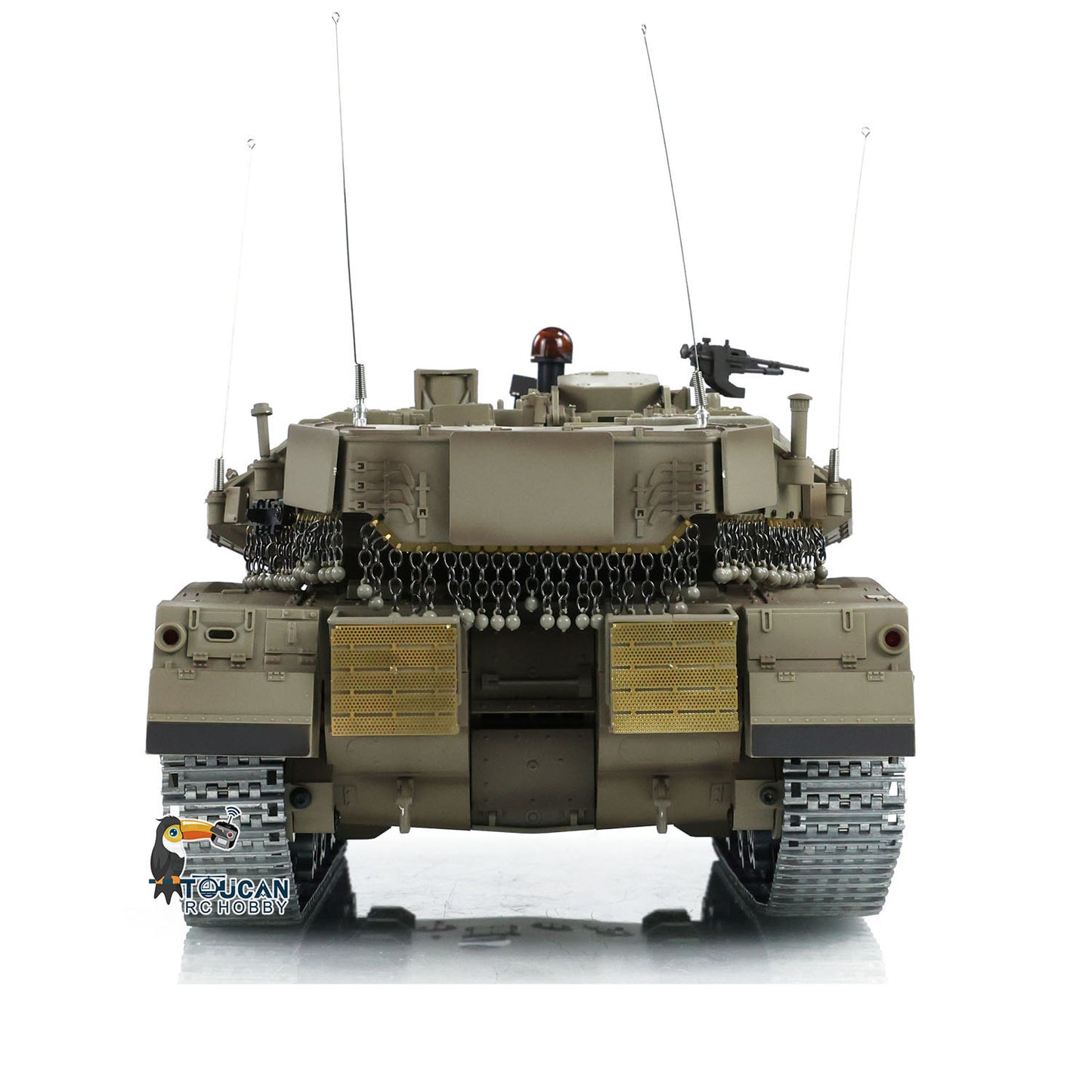 1:16 Heng Long 3958 RC Main Battle Tank IDF Merkava MK IV FPV Upgrade Edition W/ Metal Tracks 360 Rotating Barrel Recoil