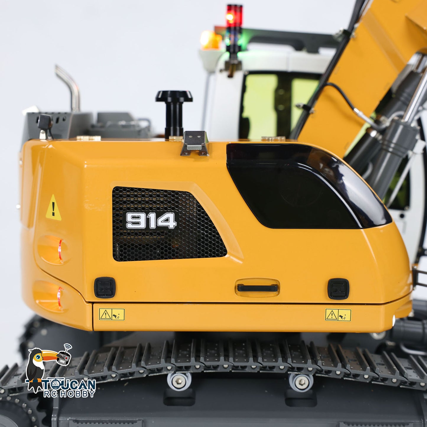 US Stock 1/14 Radio Controlled Hydraulic Excavator LR 914 5ways Valve RC Digger Model RTR Electric Vehicle ST8 Radio Battery