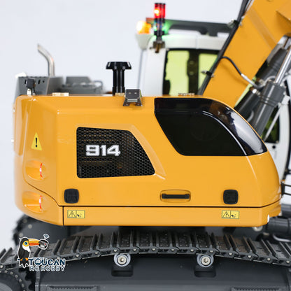 US Stock 1/14 Radio Controlled Hydraulic Excavator LR 914 5ways Valve RC Digger Model RTR Electric Vehicle ST8 Radio Battery