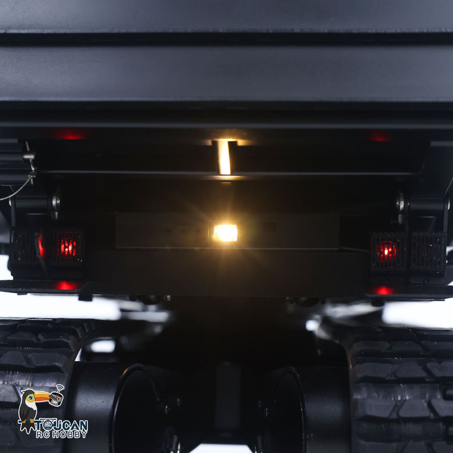 Super Frog 1/14 RC Hydraulic Crawler Dumper Truck T14R RTR Radio Controlled Metal Tracked Tipper Frsky X14 Light Electric Wiper