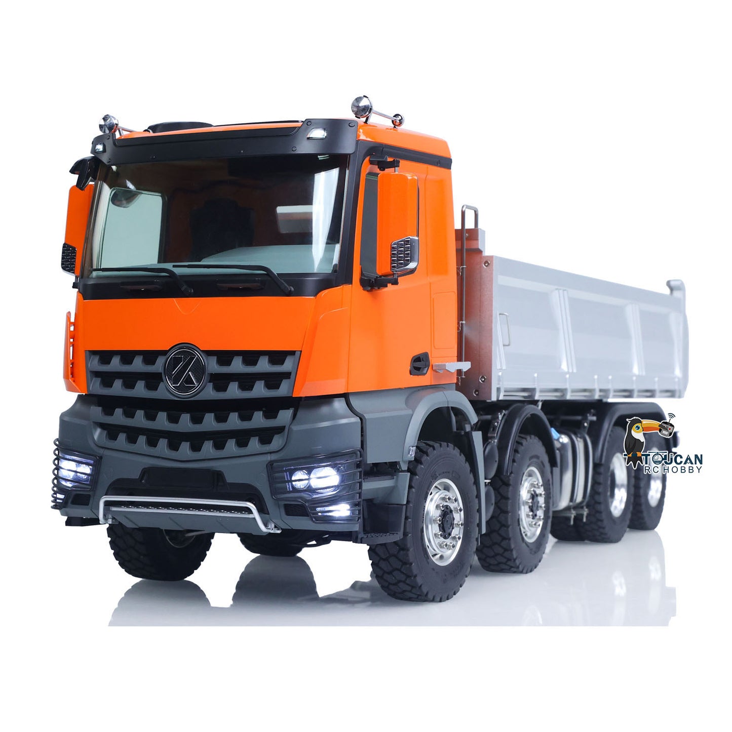 1/14 Kabolite K3367 8x8 Metal Hydraulic RC Tipper Remote Control Dump Truck Sonud Light 2Speed Model Battery ST8 Radio Axle Lock