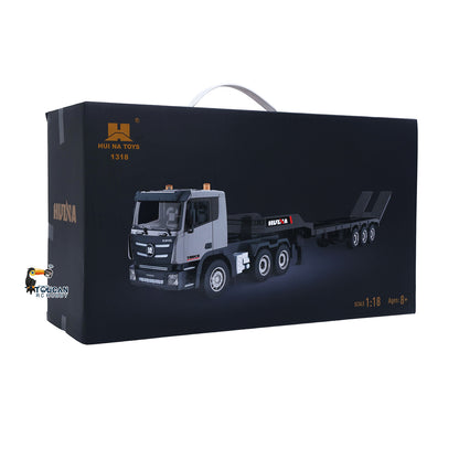 TOUCAN RC HOBBY Huina 1318 1/18 RC Tractor Truck 9CH Remote Control Cars with Flatbed Trailer