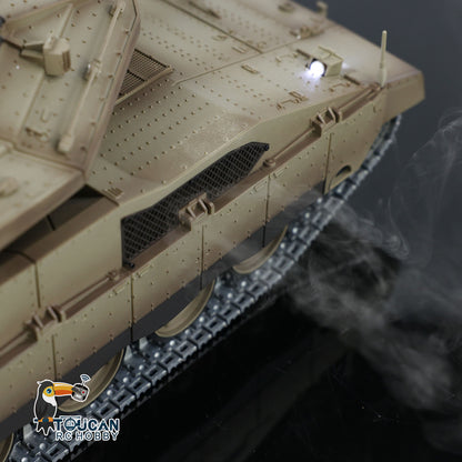 1:16 Heng Long 3958 RC Main Battle Tank IDF Merkava MK IV FPV Upgrade Edition W/ Metal Tracks 360 Rotating Barrel Recoil