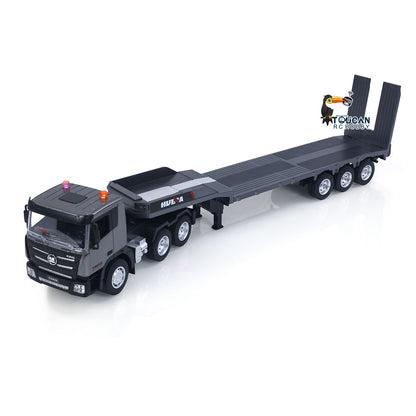 Huina 1318 1:18 RC Tractor Truck 9CH Remote Control Cars with Flatbed Trailer 58*11*19cm Assembled and Painted