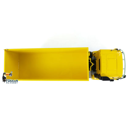 LESU K3363 Cabin 1/14 Metal 8x8 RC Hydraulic Dump Truck with 2 Speed Transmission FlySky I6S Radio System for Remote Control Construction Enthusiast