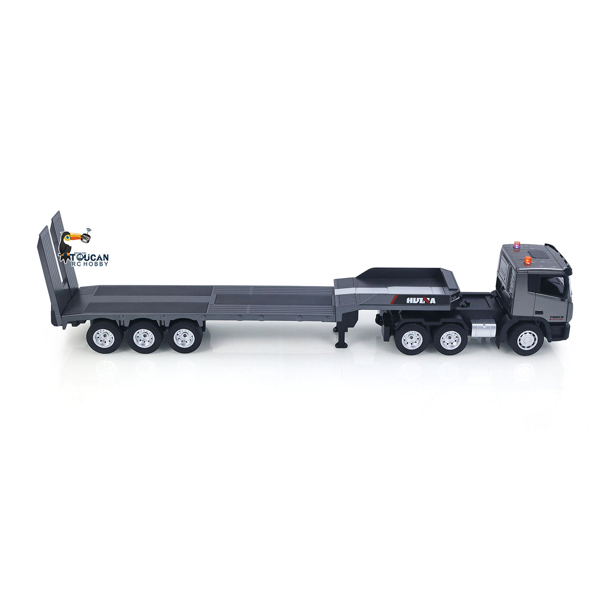TOUCAN RC HOBBY Huina 1318 1/18 RC Tractor Truck 9CH Remote Control Cars with Flatbed Trailer