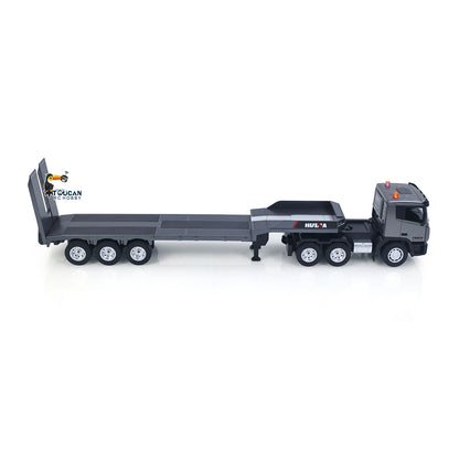 TOUCAN RC HOBBY Huina 1318 1/18 RC Tractor Truck 9CH Remote Control Cars with Flatbed Trailer