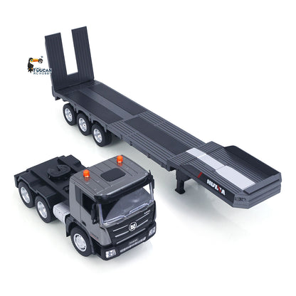 TOUCAN RC HOBBY Huina 1318 1/18 RC Tractor Truck 9CH Remote Control Cars with Flatbed Trailer