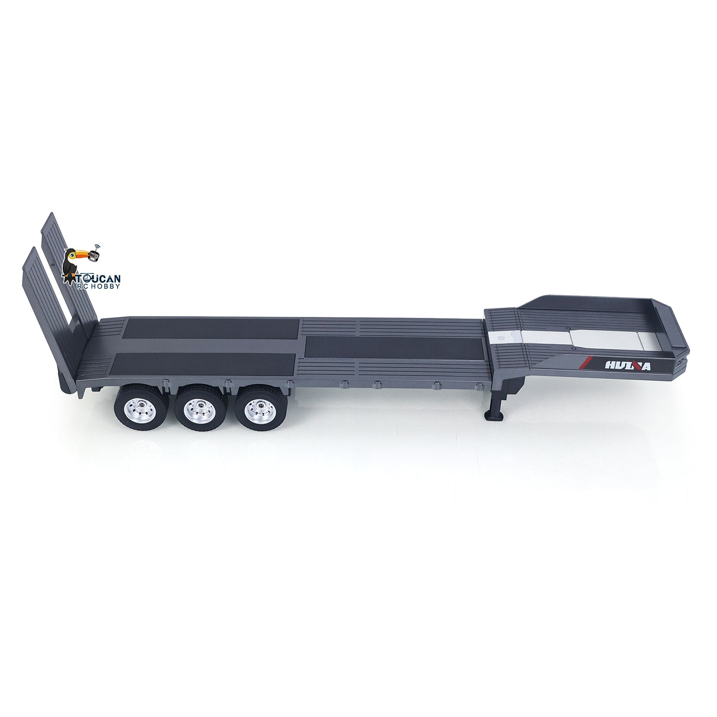 Huina 1318 1:18 RC Tractor Truck 9CH Remote Control Cars with Flatbed Trailer 58*11*19cm Assembled and Painted