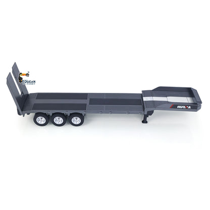 Huina 1318 1:18 RC Tractor Truck 9CH Remote Control Cars with Flatbed Trailer 58*11*19cm Assembled and Painted