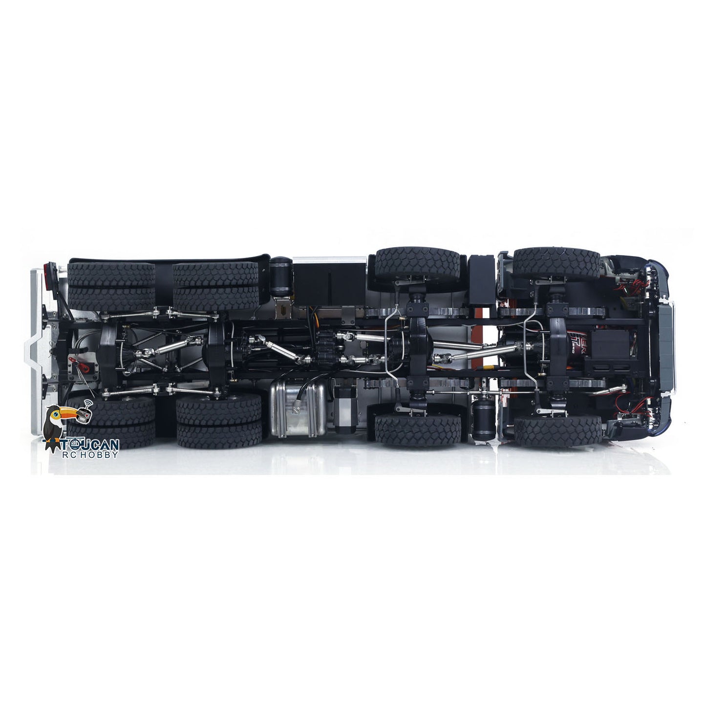 1/14 Kabolite K3367 8x8 Metal Hydraulic RC Tipper Remote Control Dump Truck Sonud Light 2Speed Model Battery ST8 Radio Axle Lock