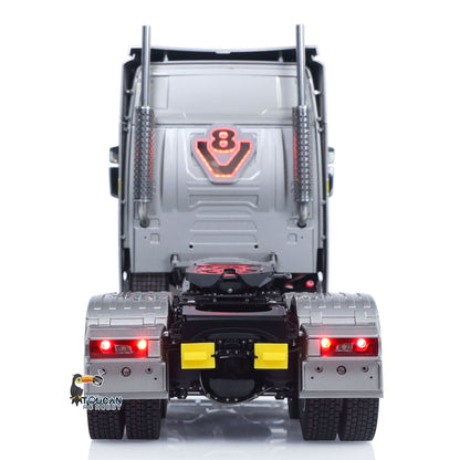 In Stock TOUCAN 1/14 RC Tractor Truck 770S RTR 3Speed Lorry 6X6 Metal Chassis Axle Locks Smoke Sound Light Chassis Suspension ST8 Battery