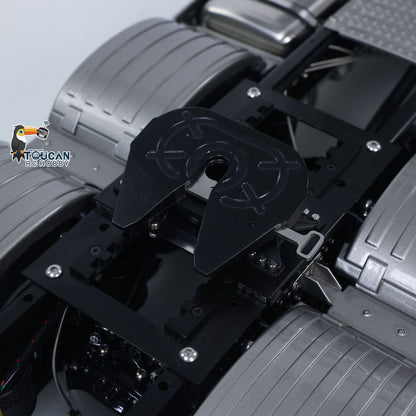 In Stock TOUCAN 1/14 RC Tractor Truck 770S RTR 3Speed Lorry 6X6 Metal Chassis Axle Locks Smoke Sound Light Chassis Suspension ST8 Battery