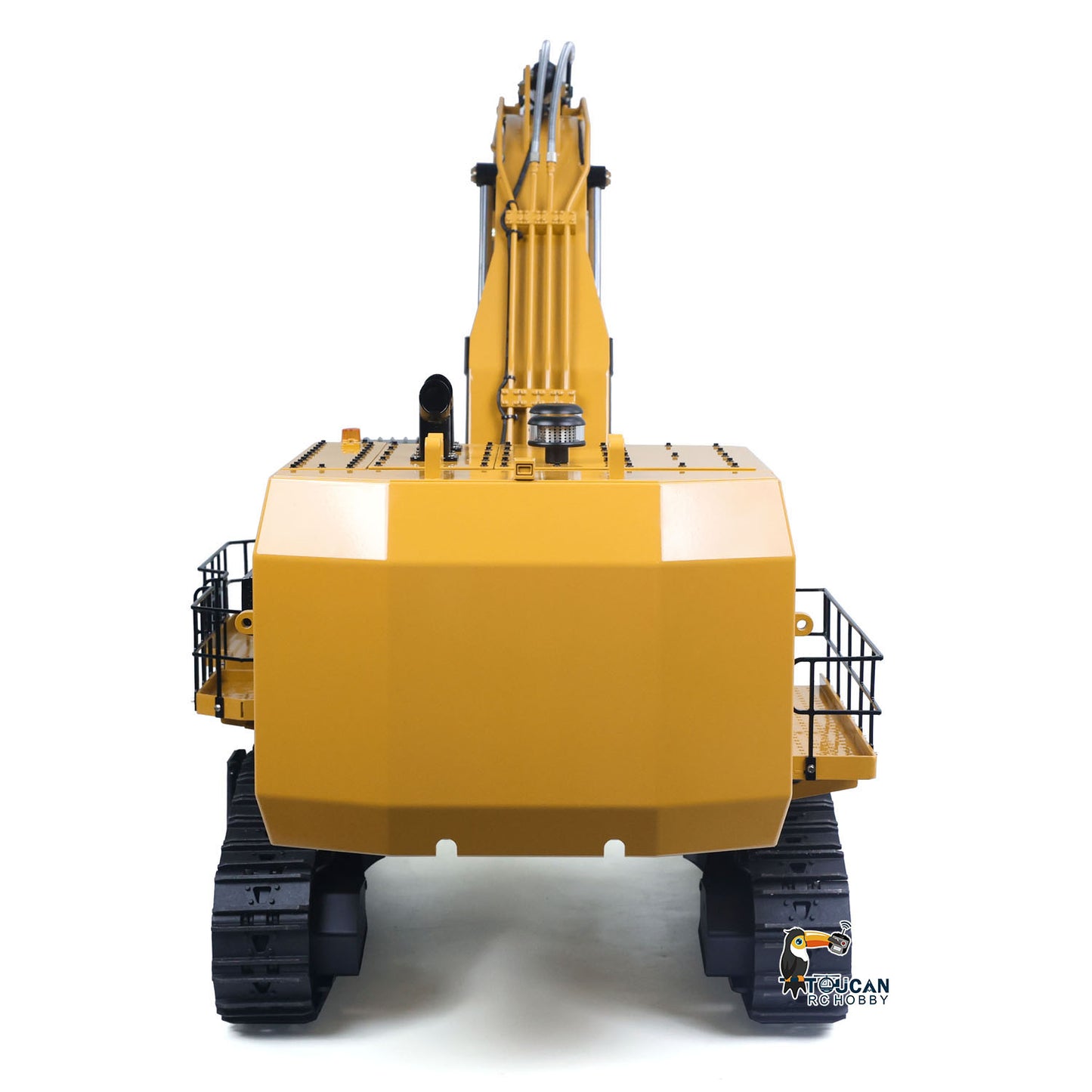 IN STOCK 63KG! 1/14 6015B Metal Hydraulic Radio Controlled Excavator Light Liquid Crystal Display Painted Assembled Body Rotates 360Degrees