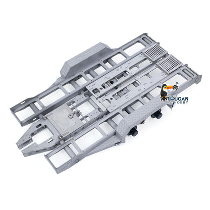 JDM-228 1/14 Metal Extendable Multifunction Gooseneck Trailer KIT for JDMODEL RC Hydraulic Excavator LR920 LR914 ZW370 Loader