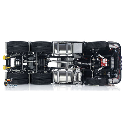 In Stock TOUCAN 1/14 RC Tractor Truck 770S RTR 3Speed Lorry 6X6 Metal Chassis Axle Locks Smoke Sound Light Chassis Suspension ST8 Battery