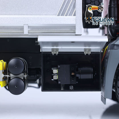 TOUCAN RC HOBBY Kabolite K3364 1/14 6X6 Hydraulic RC Dump Truck RTR Remote Control Tipper Vehicle Model 2-Speed Gearbox Lights Sound System