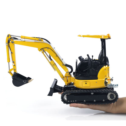 US Stock LESU 1/14 Mini RC Hydraulic Excavator PC30 Metal 6CH Valve Digger RTR ST8 Radio